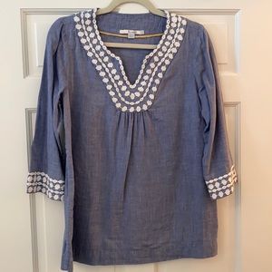 Boden Chambray Top
